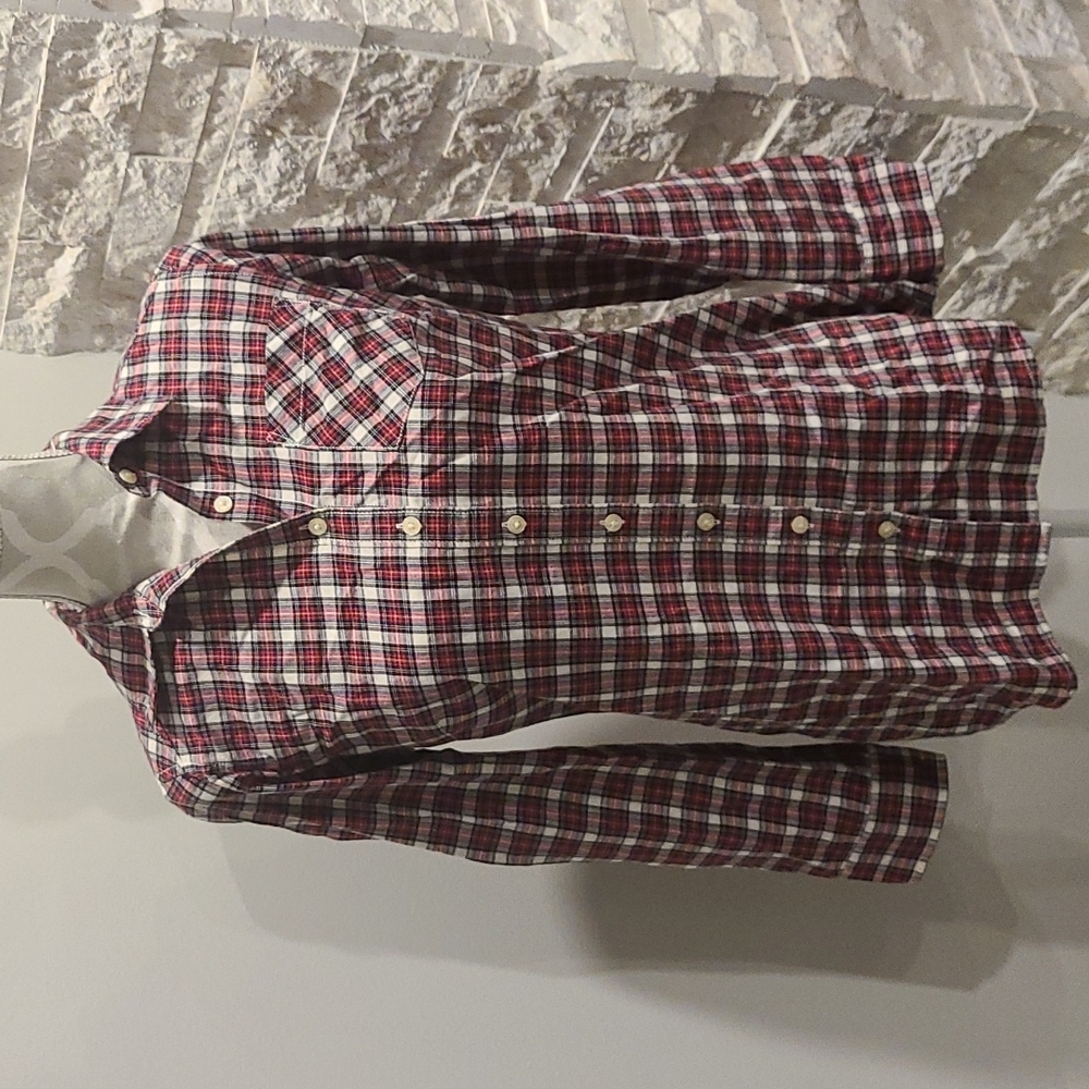 Heritage Shirting by Bass Red Plaid shirt